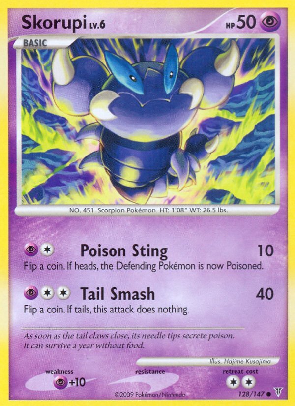 Skorupi (128/147) - Supreme Victors Pokémon Card