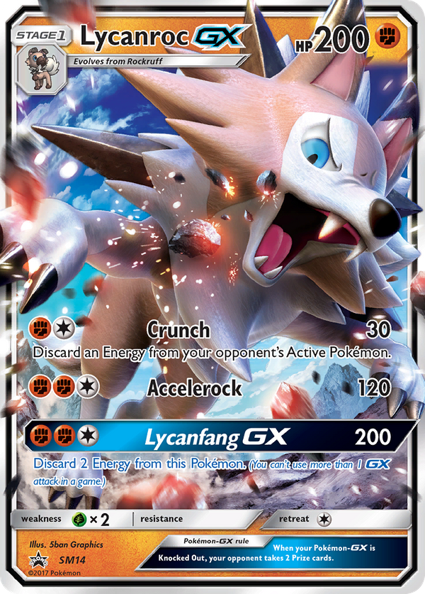 Lycanroc GX (SM14) - SM Black Star Promos