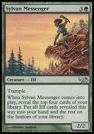 Sylvan Messenger (Elves vs. Goblins) Trading Card