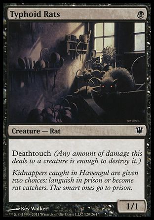 Typhoid Rats (Innistrad) Trading Card