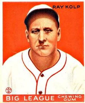 Ray Kolp 1933 Goudey (R319) #150 Value - GoCollect