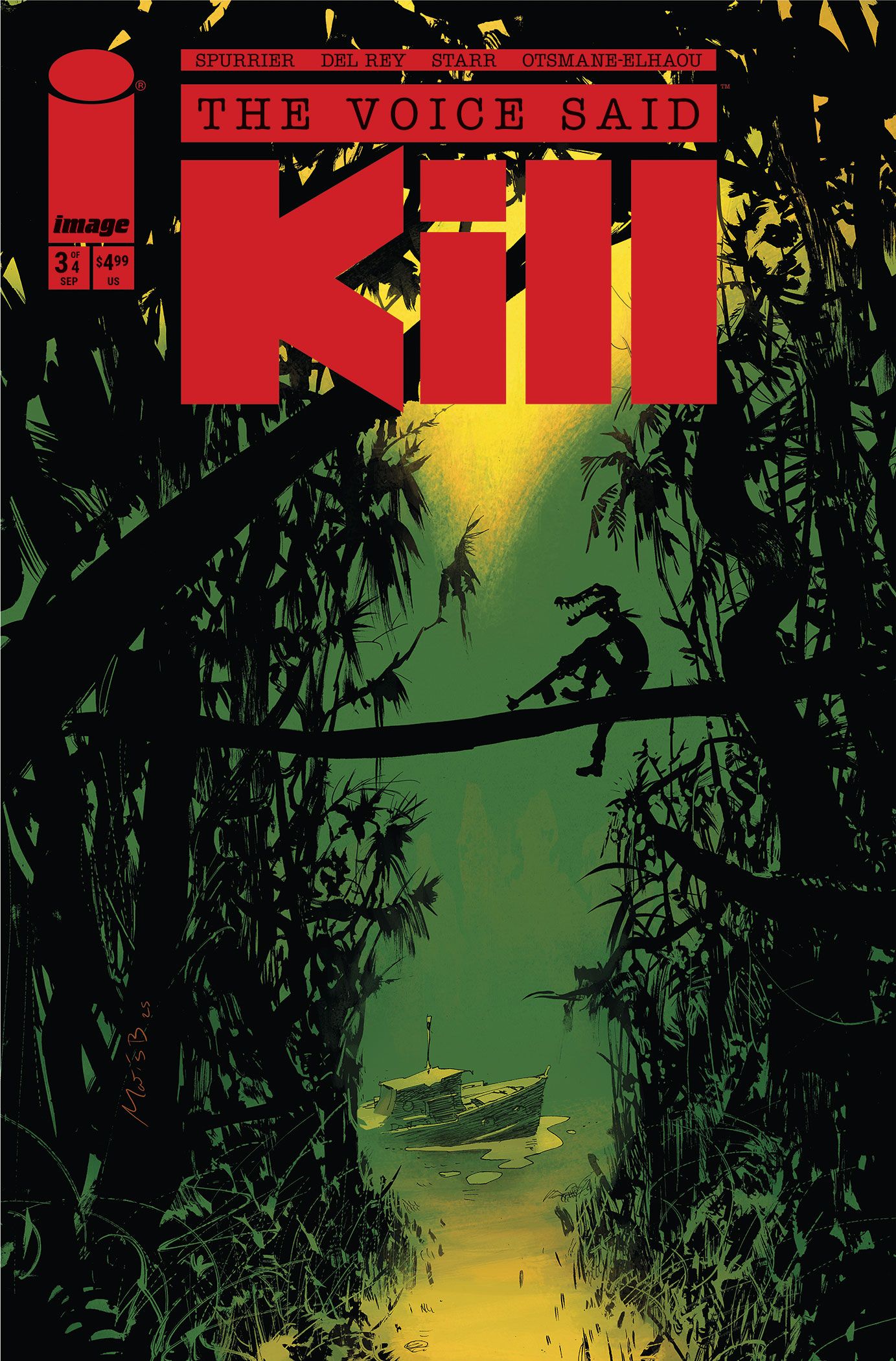 The Voice Said Kill #3 (Cvr B Inc 1:10 Matias Bergara Variant) Comic