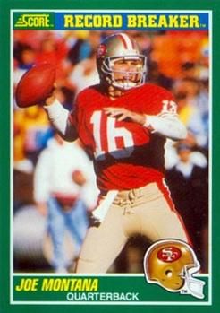 Joe Montana 1989 Score #329 Sports Card