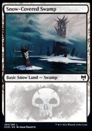 Snow-Covered Swamp (Kaldheim) Trading Card