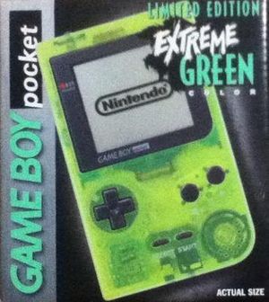 Game boy Pocket hotsell extreme green