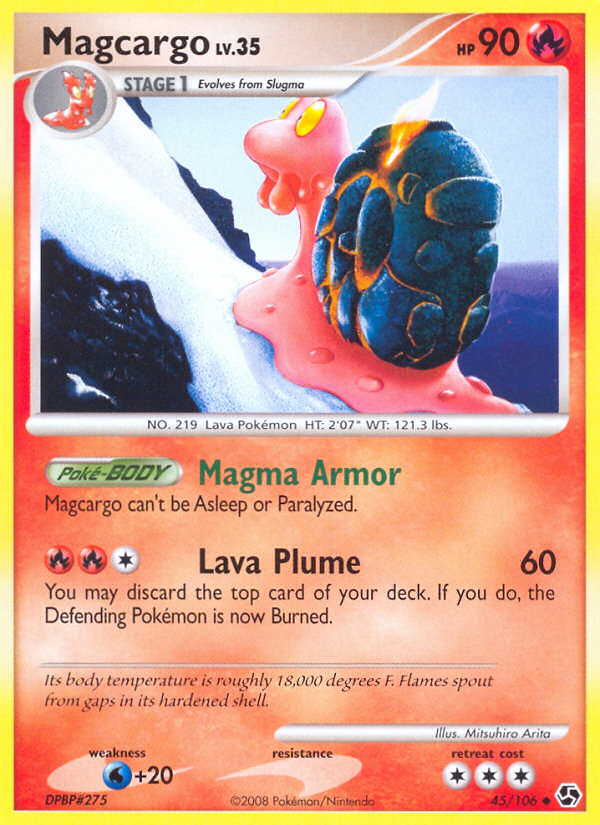 Magcargo (45/106) - Great Encounters Pokémon Card