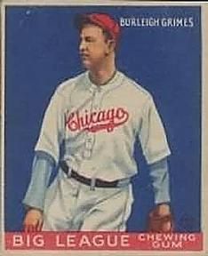 Burleigh Grimes 1933 Goudey (R319) #64 Sports Card