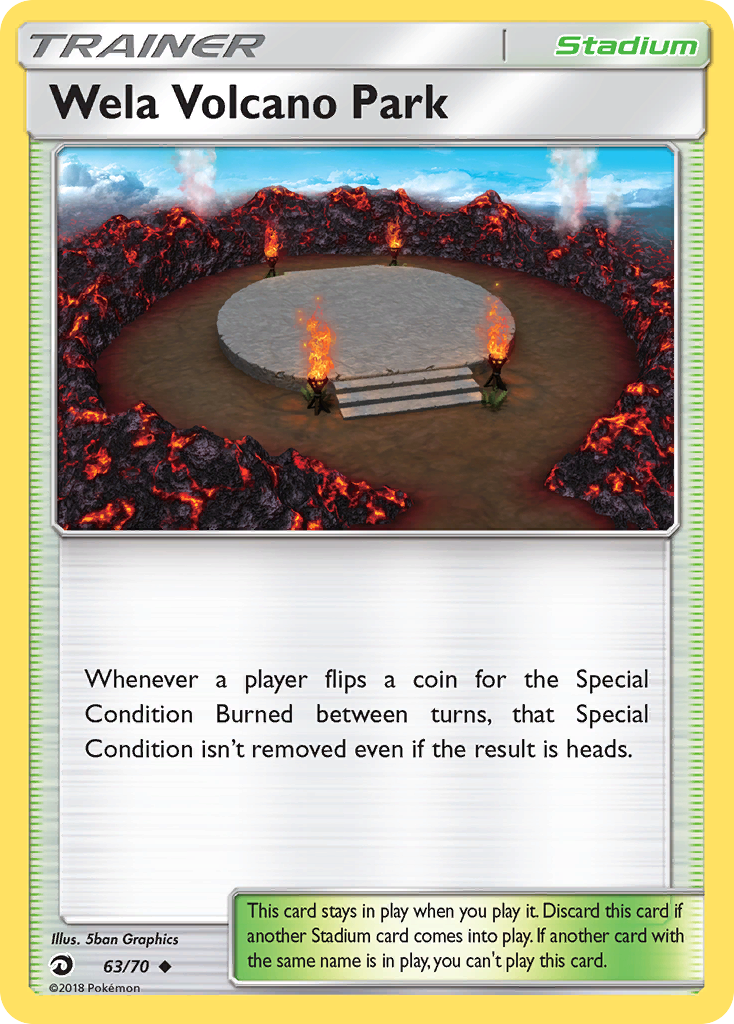 Wela Volcano Park (Trainer: Stadium) (63/70) - Dragon Majesty Pokémon Card