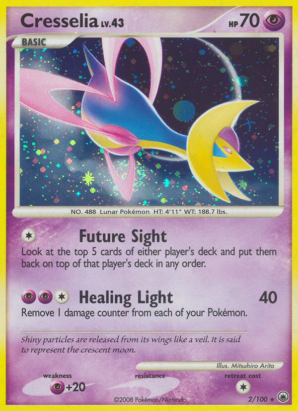 Cresselia (2/100) - Majestic Dawn Pokémon Card