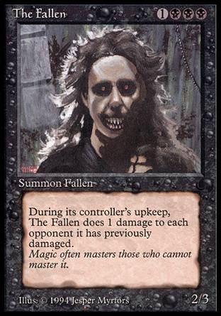 The Fallen (The Dark) Trading Card