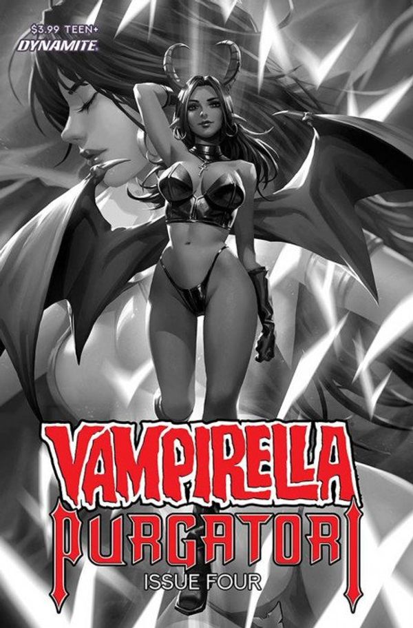 Vampirella Vs Purgatori #4 (30 Copy Chew B&w Cover)