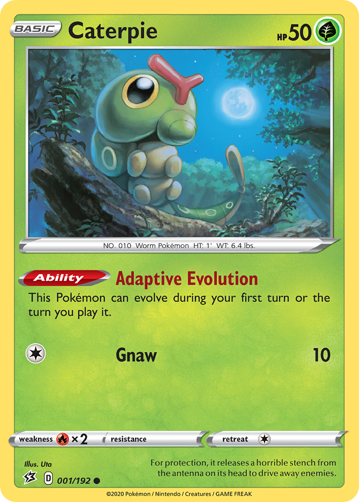 Caterpie (1/192) - Rebel Clash Pokémon Card