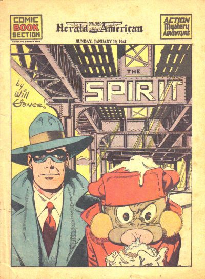 Spirit Section #1/10/1943 Comic
