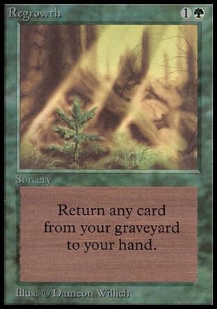 Regrowth (Beta) Trading Card