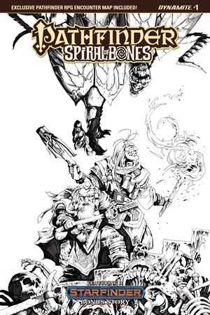 Pathfinder Spiral Of Bones #1 (Cover E 20 Copy Lau B&w Cover)