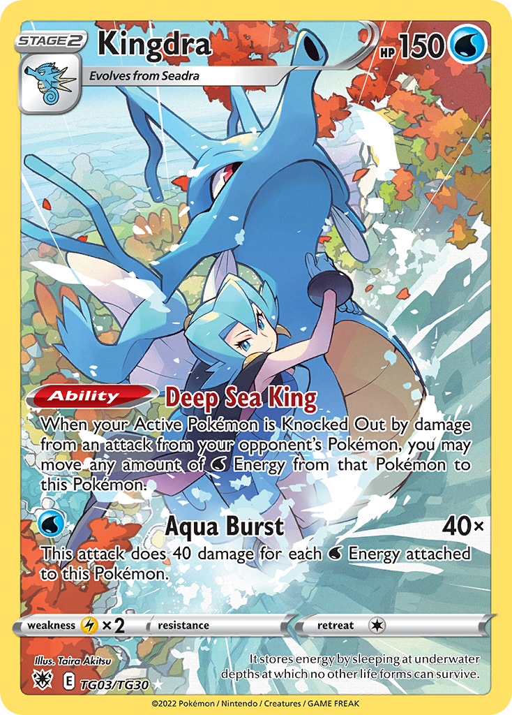 Kingdra (TG03) - Astral Radiance Trainer Gallery Pokémon Card