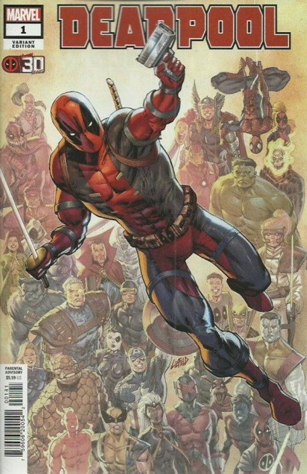 Deadpool Nerdy 30 #1 (Liefeld Variant Cover)