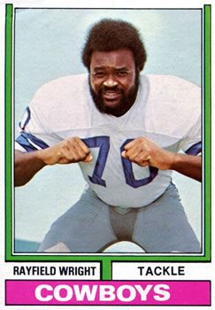 Rayfield Wright 1974 Topps #54 Sports Card