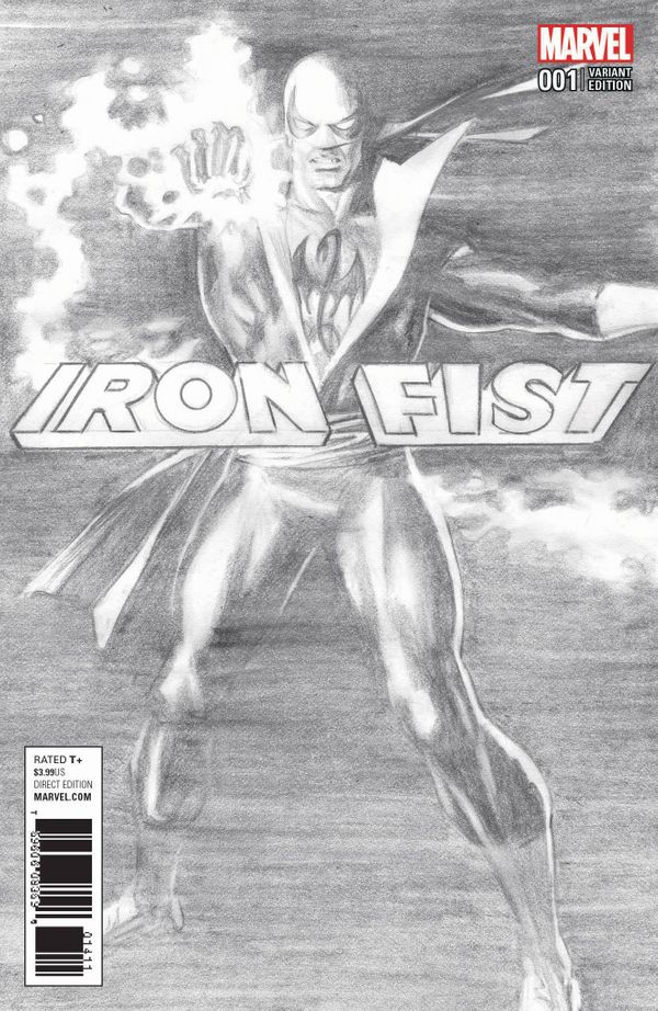 Iron Fist #1 (Ross B&w Variant)