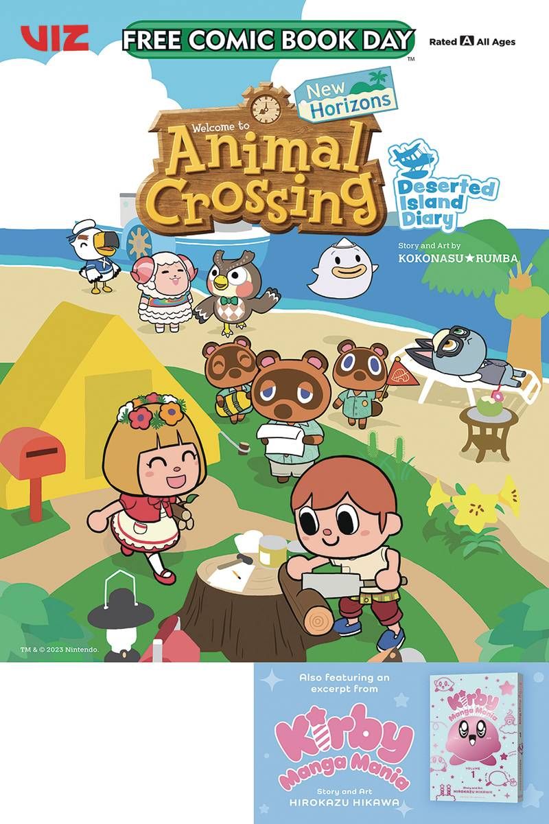 Free Comic Book Day 2023: Animal Crossing & Kirby Manga Mania Comic