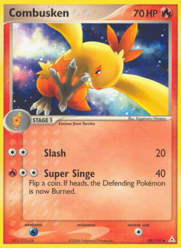 Combusken (39/110) - Holon Phantoms Pokémon Card