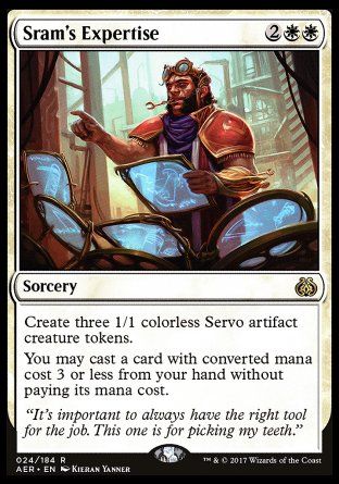 Sram's Expertise (Aether Revolt) Trading Card