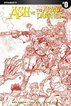 Ash vs The Army of Darkness #0 (Cover E 40 Copy Bradshaw Blood Red)