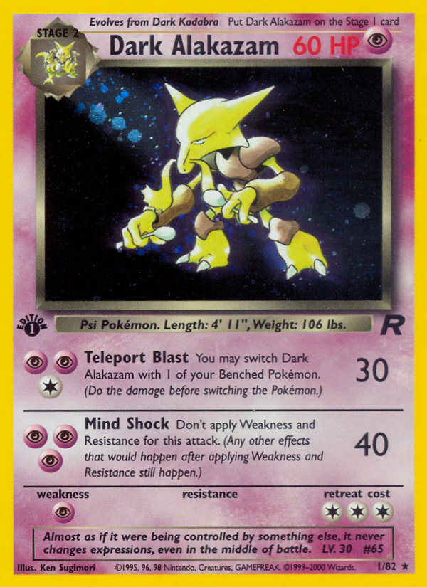 Team Rocket (1st Edition) Pokémon Card