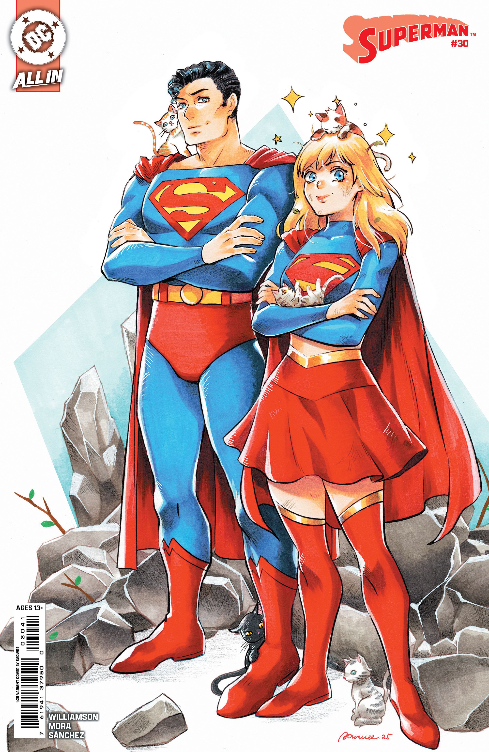 Superman #30 (Cvr F Inc 1:25 Saowee Card Stock Variant) Comic