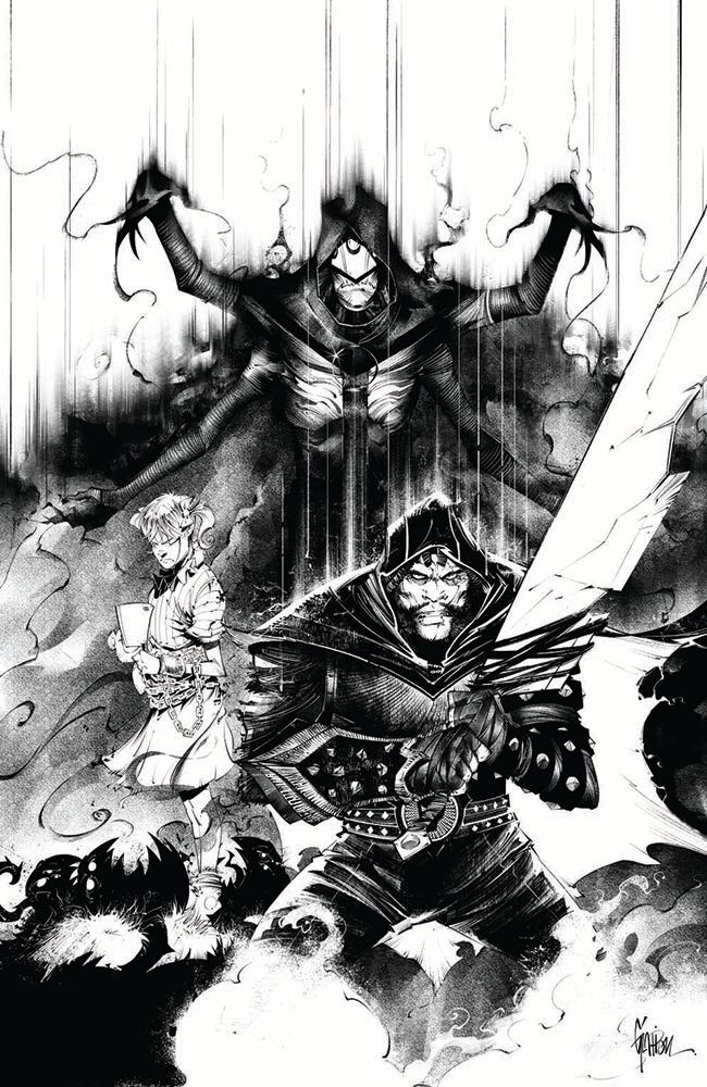 The Curse Of Sherlee Johnson #8 (Cvr C Jonathan Glapion B&W Virgin Variant) Comic