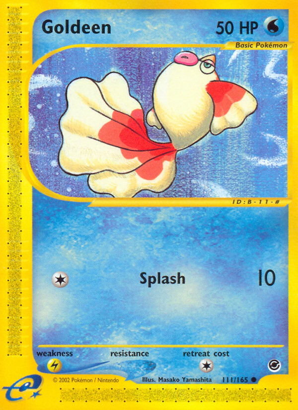 Goldeen (111/165) - Expedition Base Set Pokémon Card