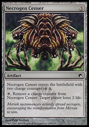 Necrogen Censer (Scars of Mirrodin) Trading Card