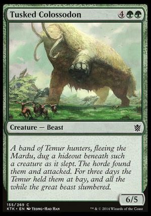 Tusked Colossodon (Khans of Tarkir)