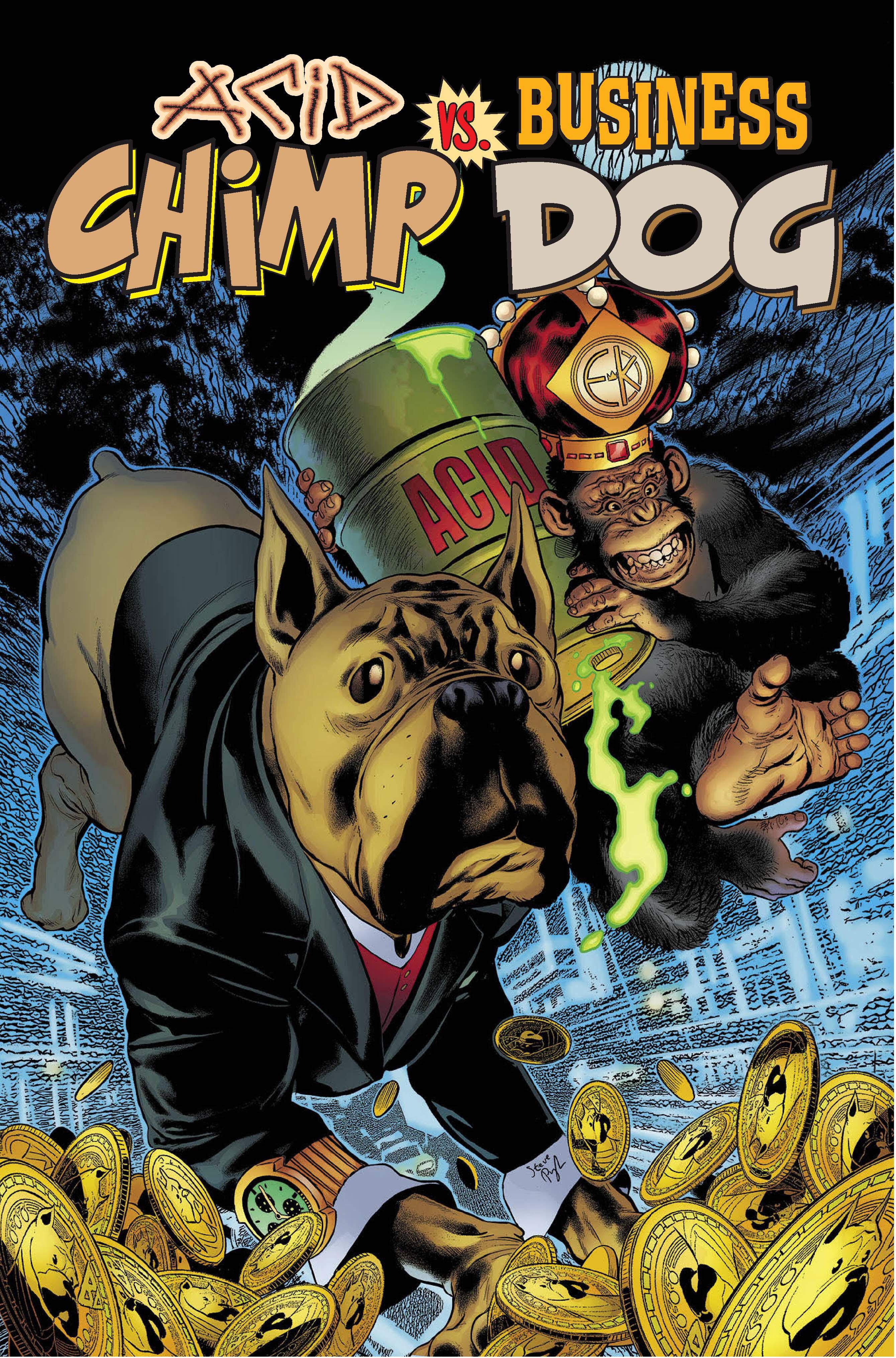 Acid Chimp Vs Business Dog Comic