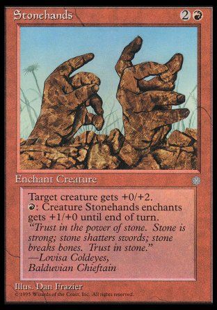 Stonehands (Ice Age) Trading Card