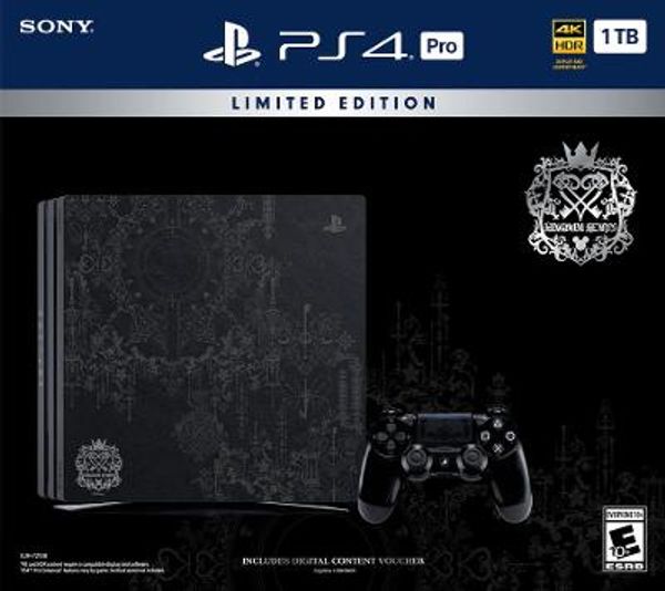 SONY PlayStation 4 Pro 1TB Kingdom Hearts III Limited Edition Bundle 