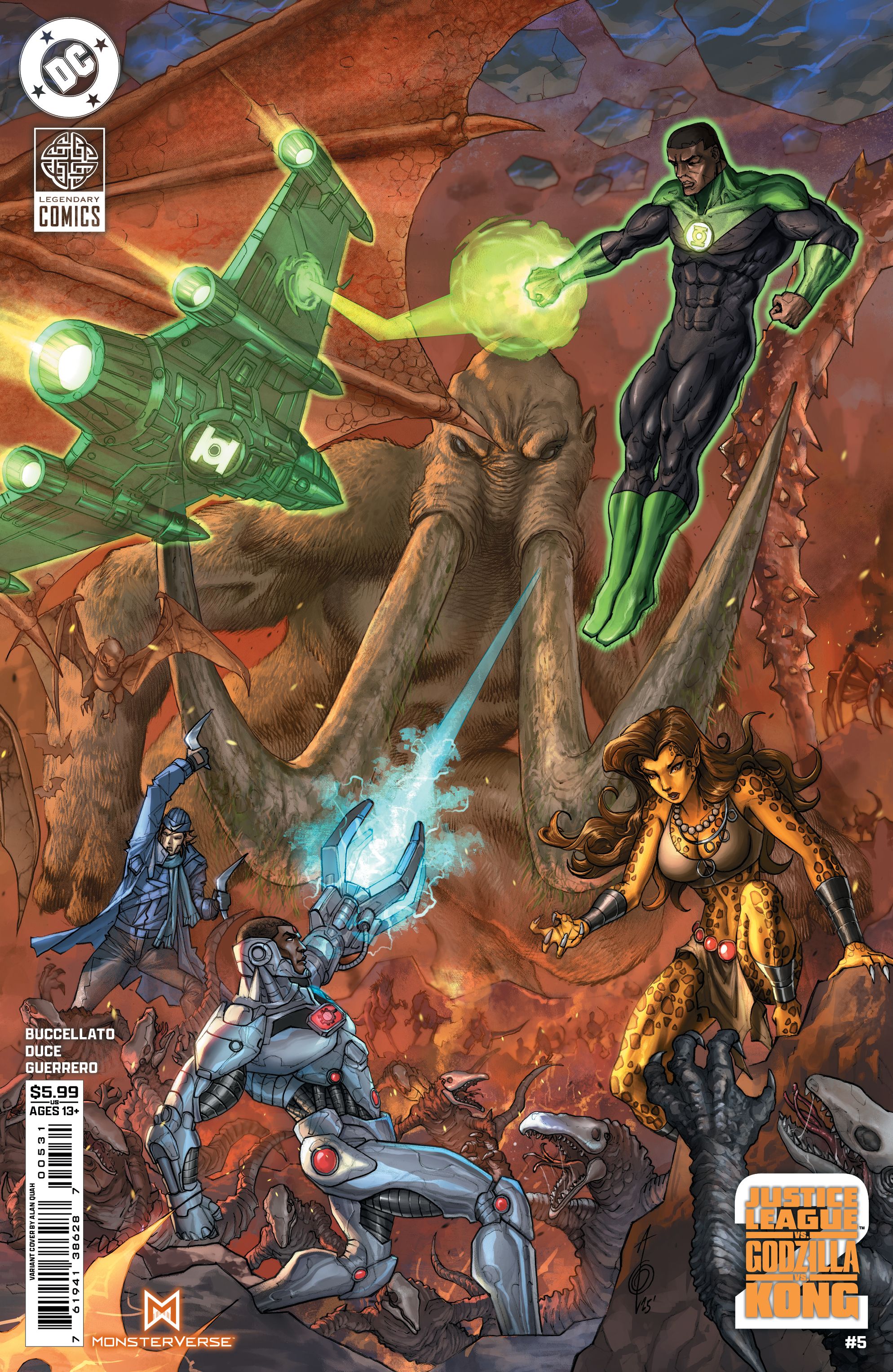 Justice League vs. Godzilla vs. Kong 2 #5 (Cvr B Alan Quah Card Stock Variant) Comic