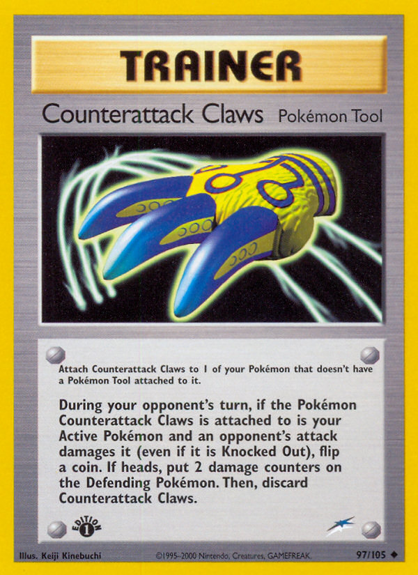 Counterattack Claws (97/105) - Neo Destiny Pokémon Card