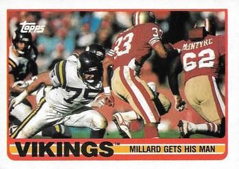 Keith Millard 1989 Topps #74 Sports Card