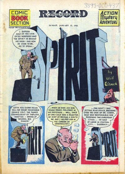 Spirit Section #1/13/1946 Comic