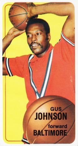 Gus Johnson 1970 Topps #92 Sports Card