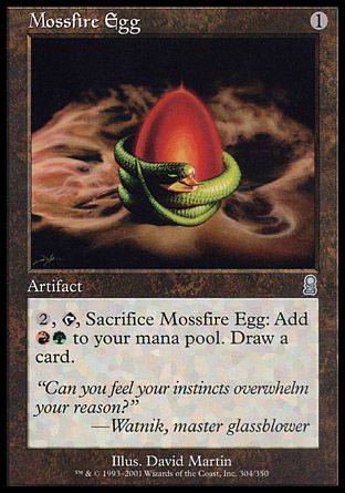 Mossfire Egg (Odyssey) Trading Card