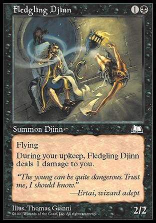 Fledgling Djinn (Weatherlight) Trading Card