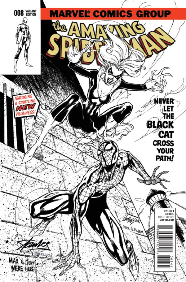 Amazing Spider-man #8 (Stan Lee Sketch Edition Cover)