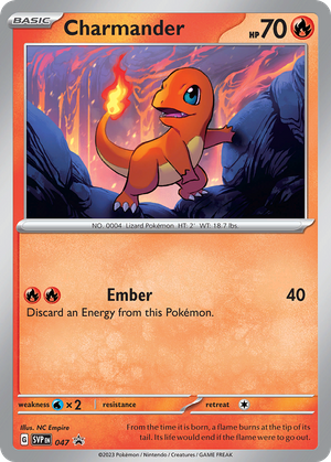 Charmander (47/148) - Scarlet & Violet Black Star Promos