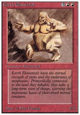 Earth Elemental (Unlimited) Trading Card