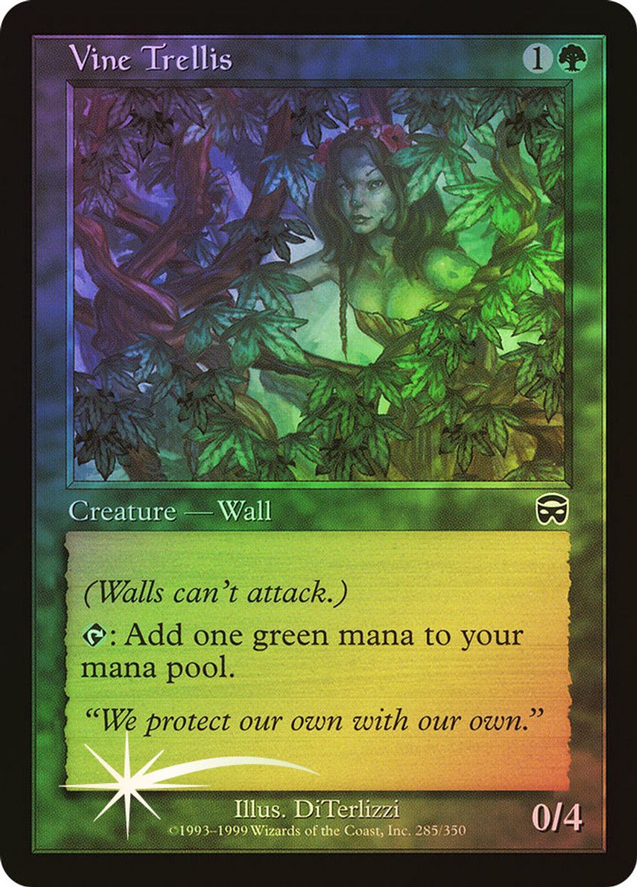 Vine Trellis (Mercadian Masques - Foil) Trading Card