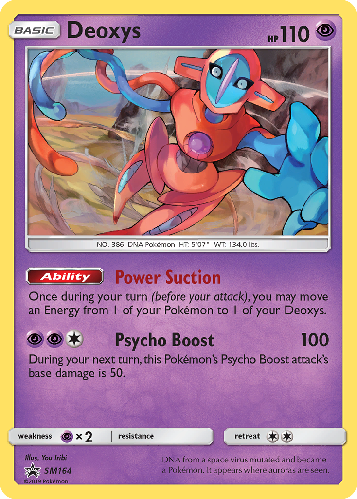 Deoxys (SM164) - SM Black Star Promos Pokémon Card