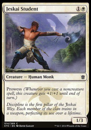 Jeskai Student (Khans of Tarkir) Trading Card