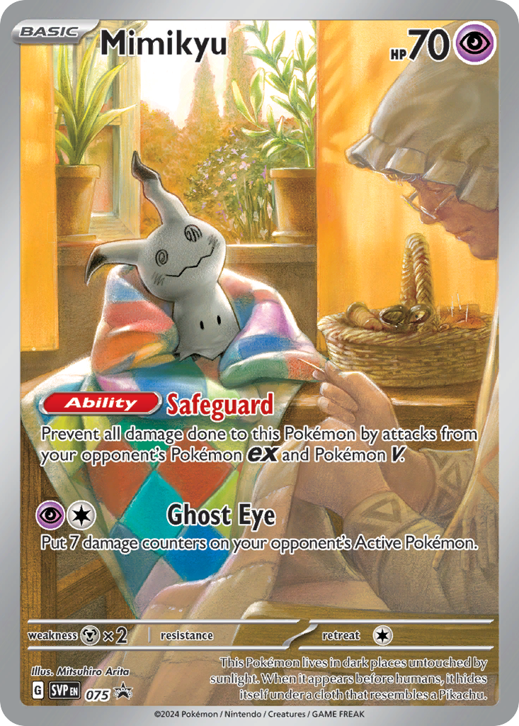 Mimikyu (75/148) - Scarlet & Violet Black Star Promos Pokémon Card